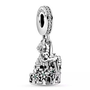 Authentic Pandora Disney Tinker Bell & Fantasyland Castle Charm - NWT